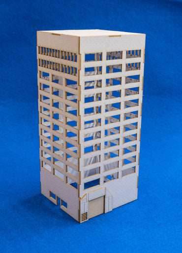 6mm Modern / Future City Building - 285CSS073 - 