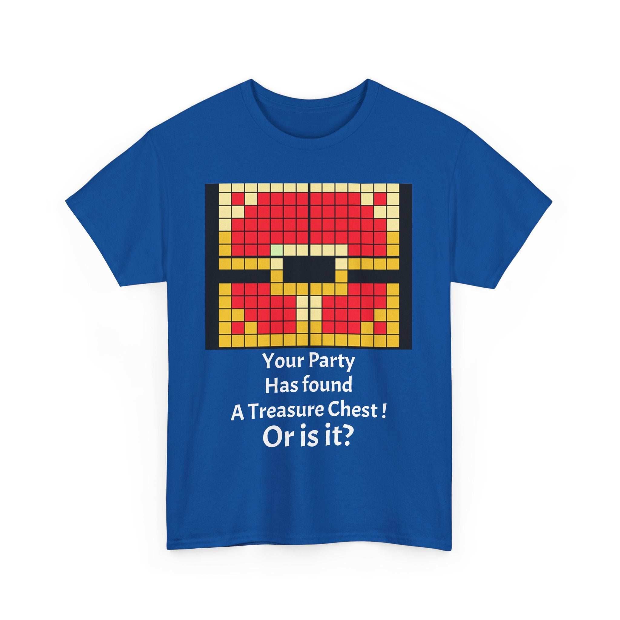 Your party has found a treasure chest! Unisex Heavy Cotton Tee - Carolina Blue / S