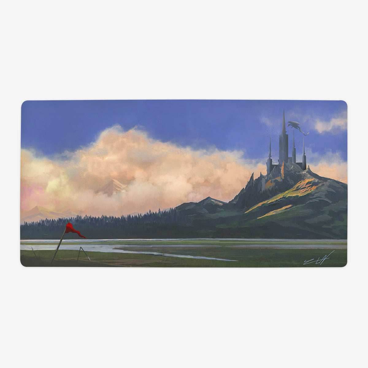 Dragon's Castle Playmat - Oversized Playmat / Plain