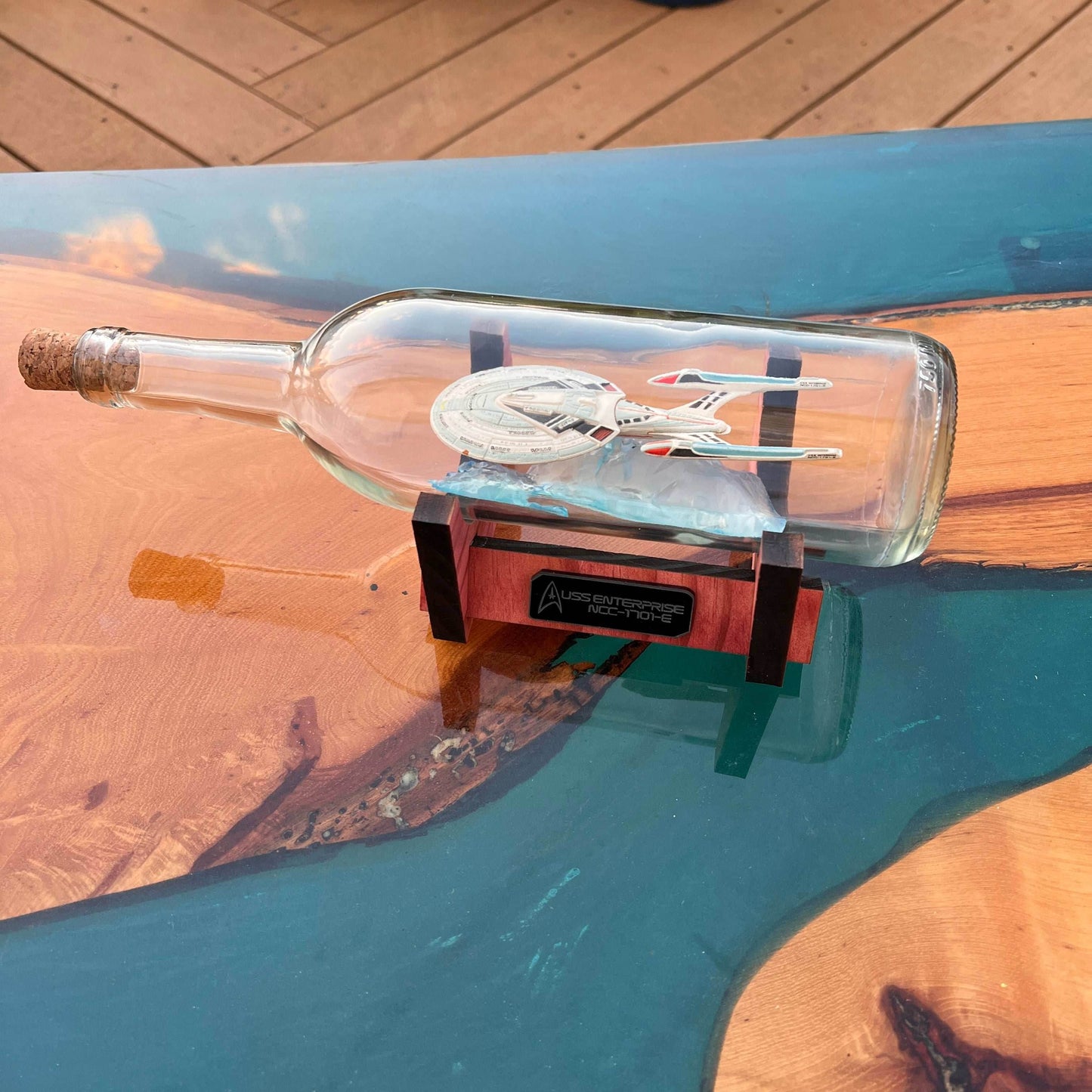 Star Trek NCC-1701-E Enterprise in a Bottle - 