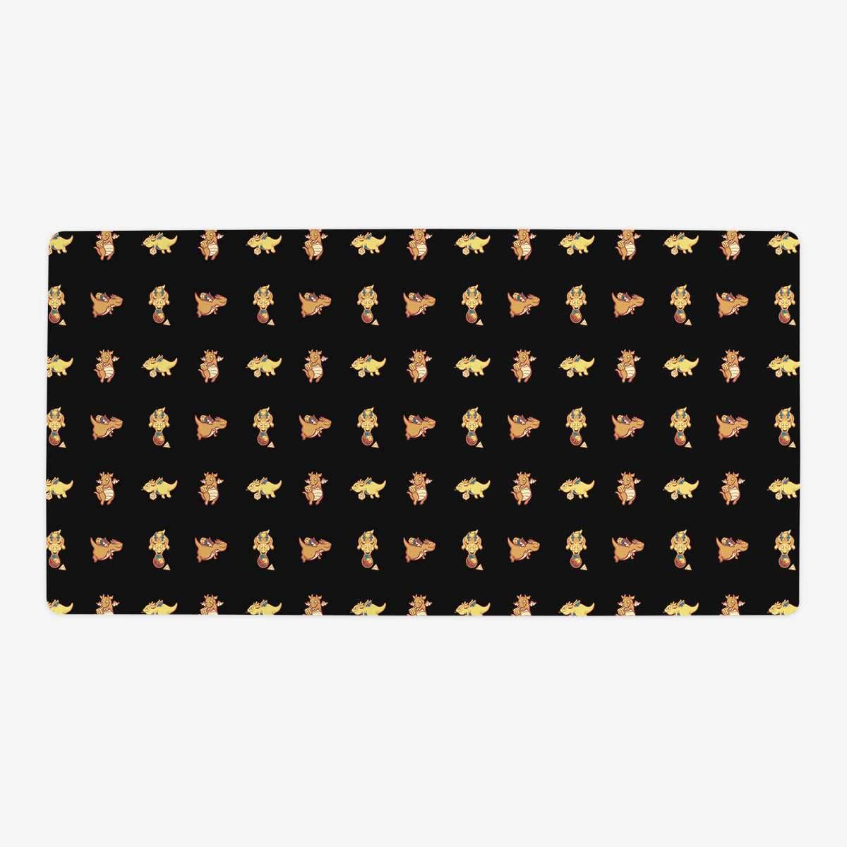 Dice Dragons Playmat - Oversized Playmat / Black / Plain