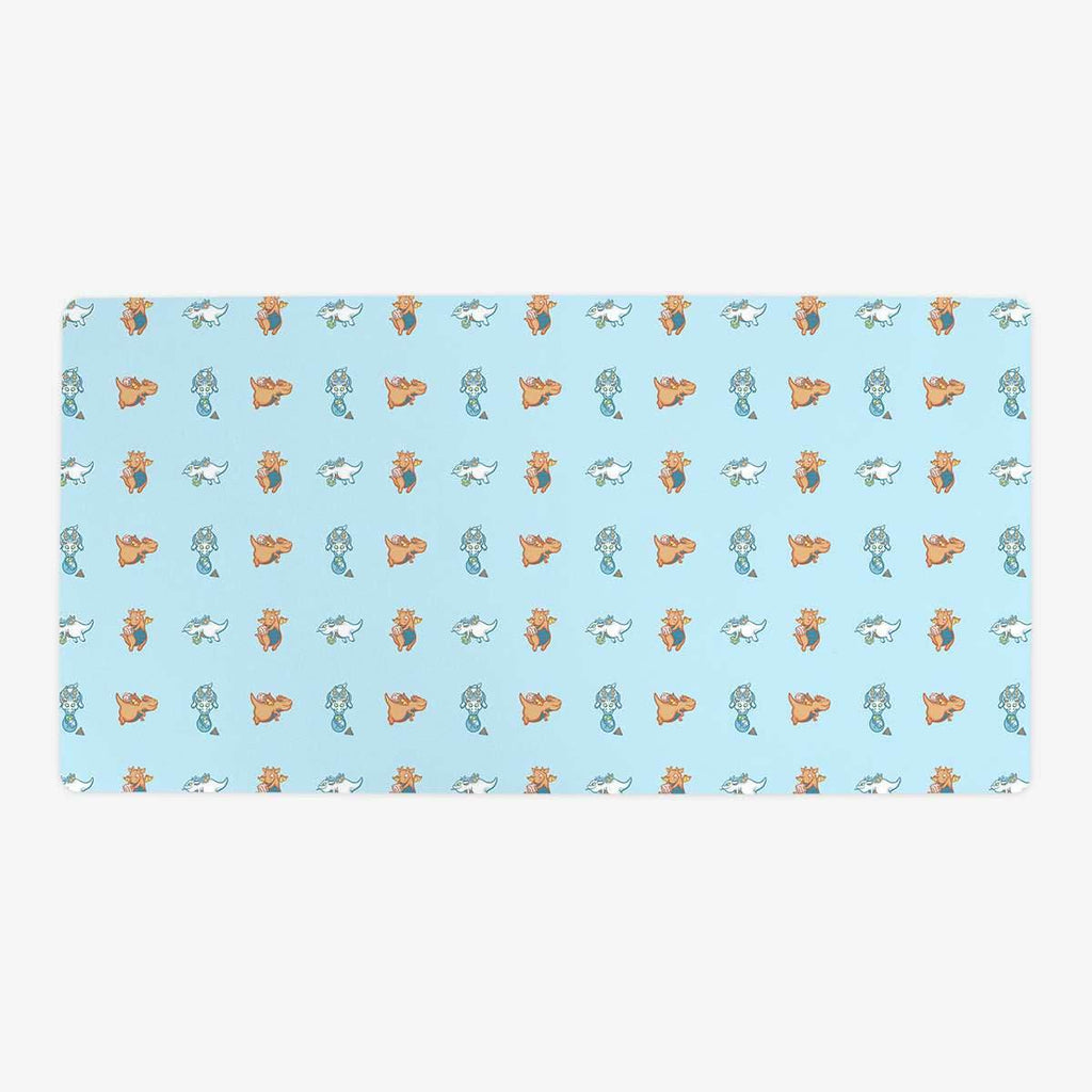 Dice Dragons Playmat - Oversized Playmat / Blue / Plain