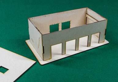 Middle East One Story Building - 28MMDF011-R - 