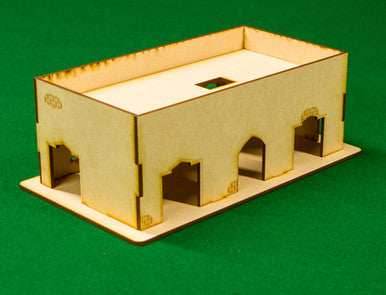 Middle East One Story Building - 28MMDF015-R - 