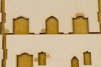 Middle East One Story Building - 28MMDF015-R - 