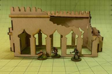 28mm Ruined Temple (MDF) - 28MMDF160-4 - 