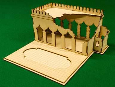 28mm Ruined Temple (MDF) - 28MMDF160-BA2 - 
