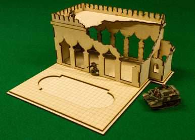 28mm Ruined Temple (MDF) - 28MMDF160-BA2 - 