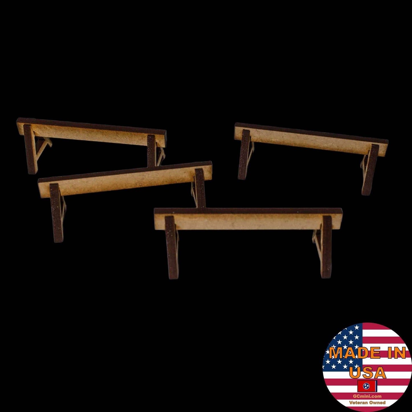 28mm Road Barricades (4) - 28MMDF169 - 