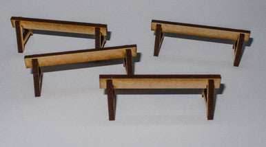 28mm Road Barricades (4) - 28MMDF169 - 