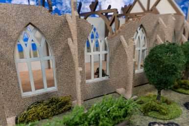 28mm Ruined Church/Cathedral - 28MMDF171 - 