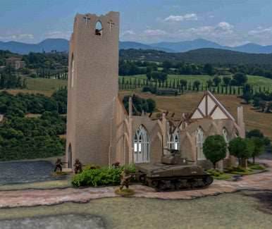 28mm Ruined Church/Cathedral - 28MMDF171 - 