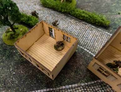 28mm Small Country Home, 2 Story - 28MMDF553 - 