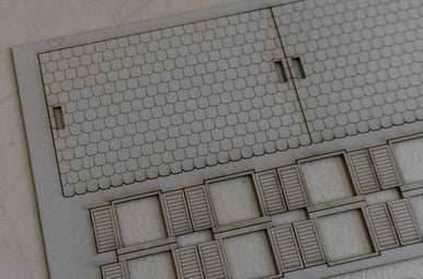 28mm Small Country Home, 2 Story - 28MMDF553 - 