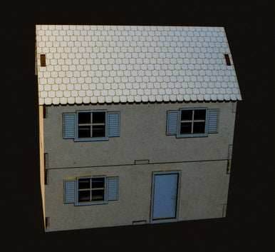 28mm Two Story Country Home - 28MMDF554 - 