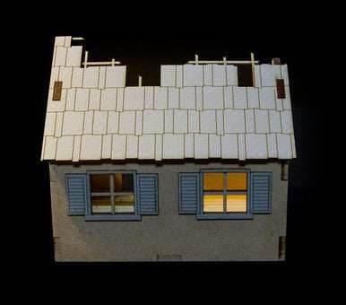 28mm Ruined Small Country Home - 28MMDF555 - 