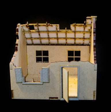 28mm Ruined Small Country Home - 28MMDF555 - 