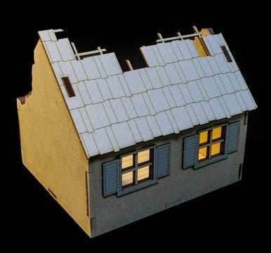 28mm Ruined Small Country Home - 28MMDF555 - 