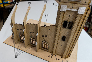 28mm "Saving Private Ryan" Church Bell Tower - 28MMDF600