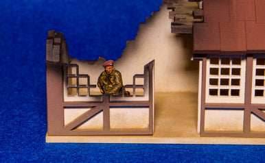 28mm Tudor House, Ruined - 28MMDF622 - 