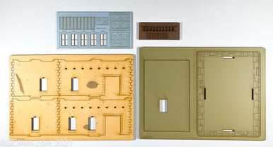 Pre Painted 28mm Middle Eastern Building - 28MPNT093amz - 