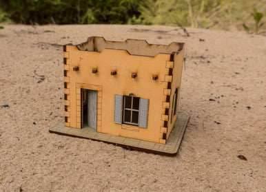 Pre Painted 28mm Middle Eastern Building - 28MPNT090amz - 