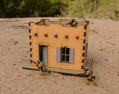 Pre Painted 28mm Middle Eastern Building - 28MPNT090amz - 