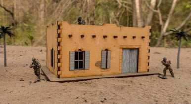 Pre Painted 28mm Middle Eastern Building - 28MPNT093amz - 