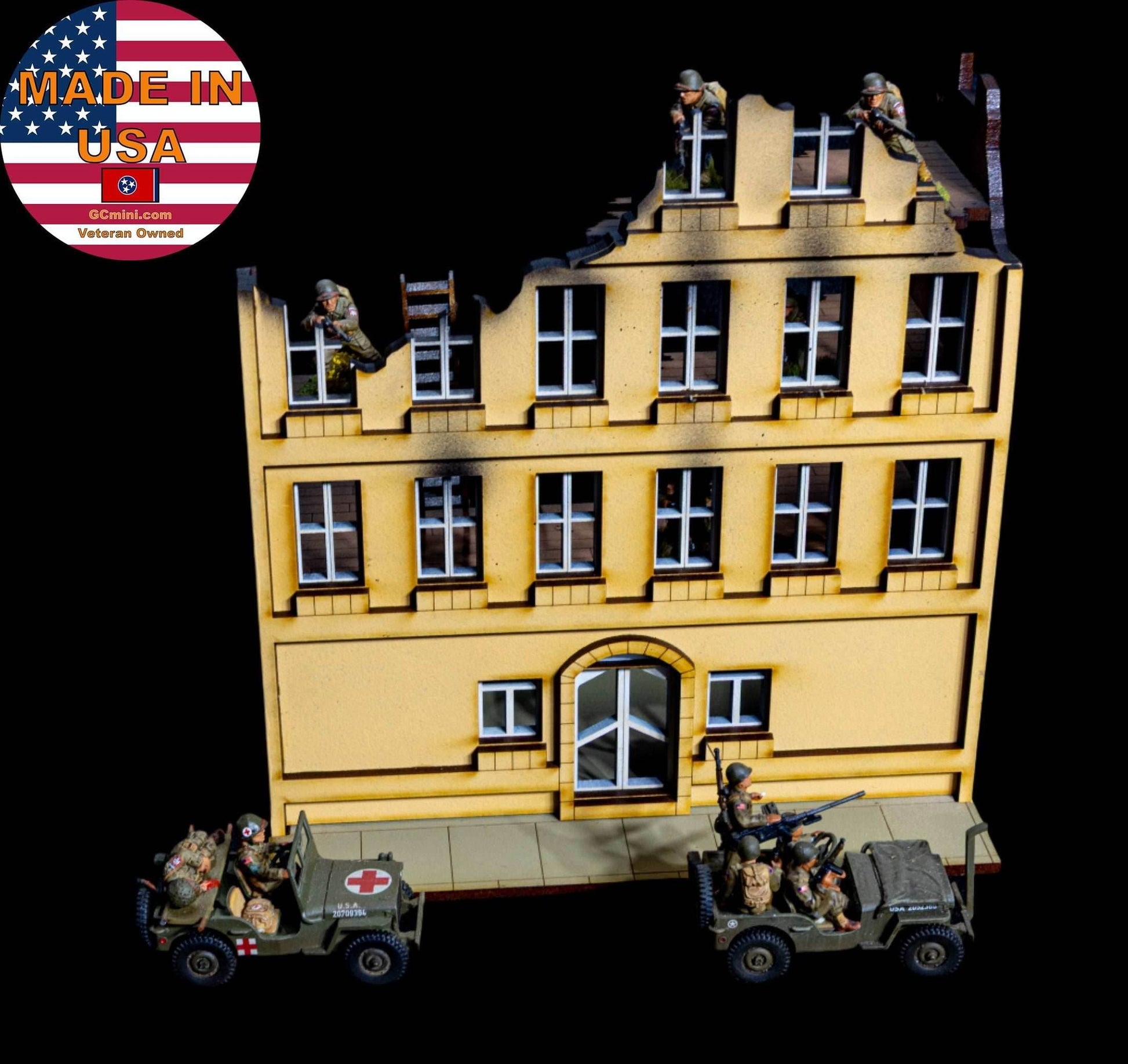 28mm European Building - 28MMDF501 (Painted and Assembled) - 