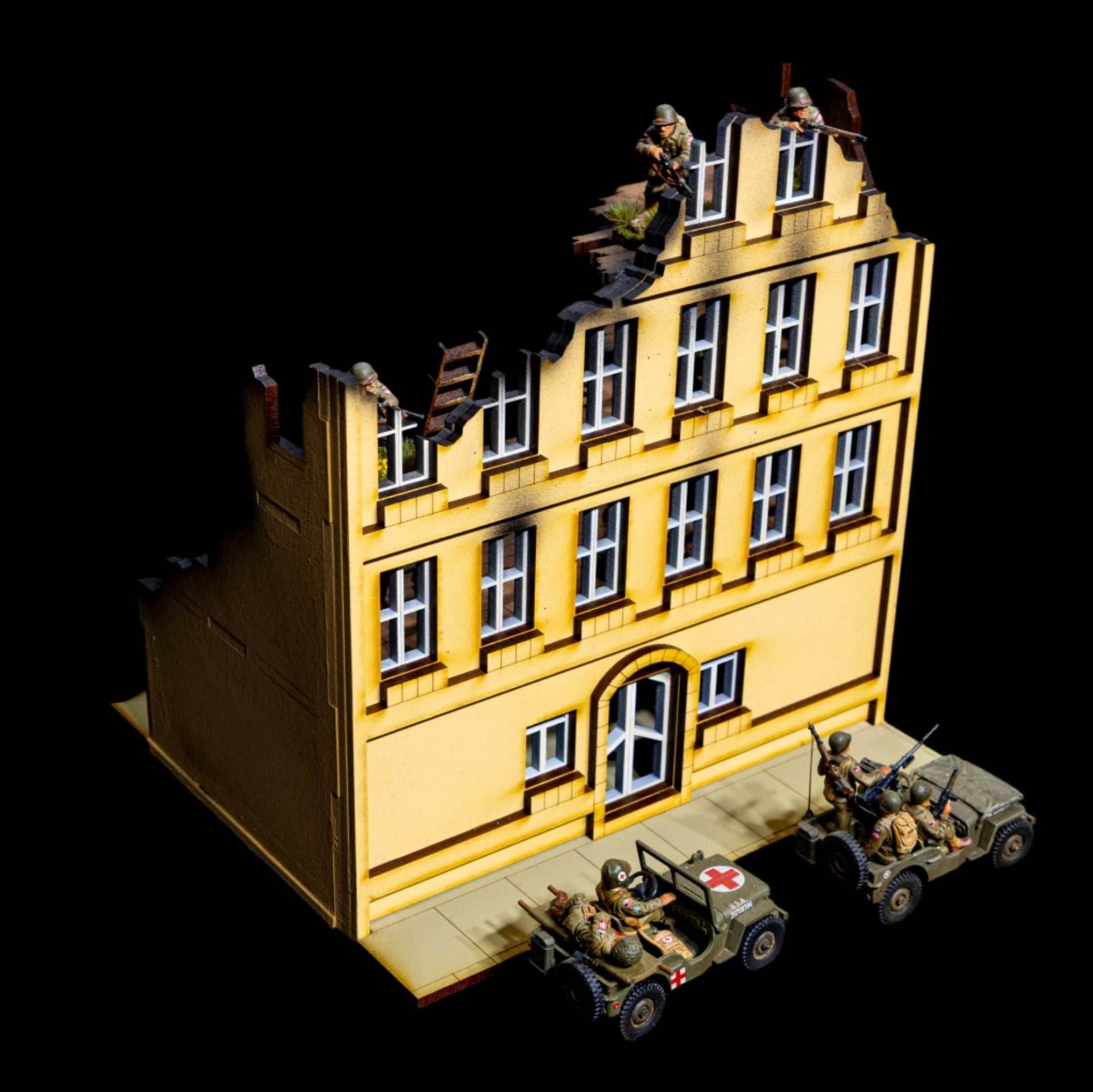 28mm European Building - 28MMDF501 (Painted and Assembled) - 