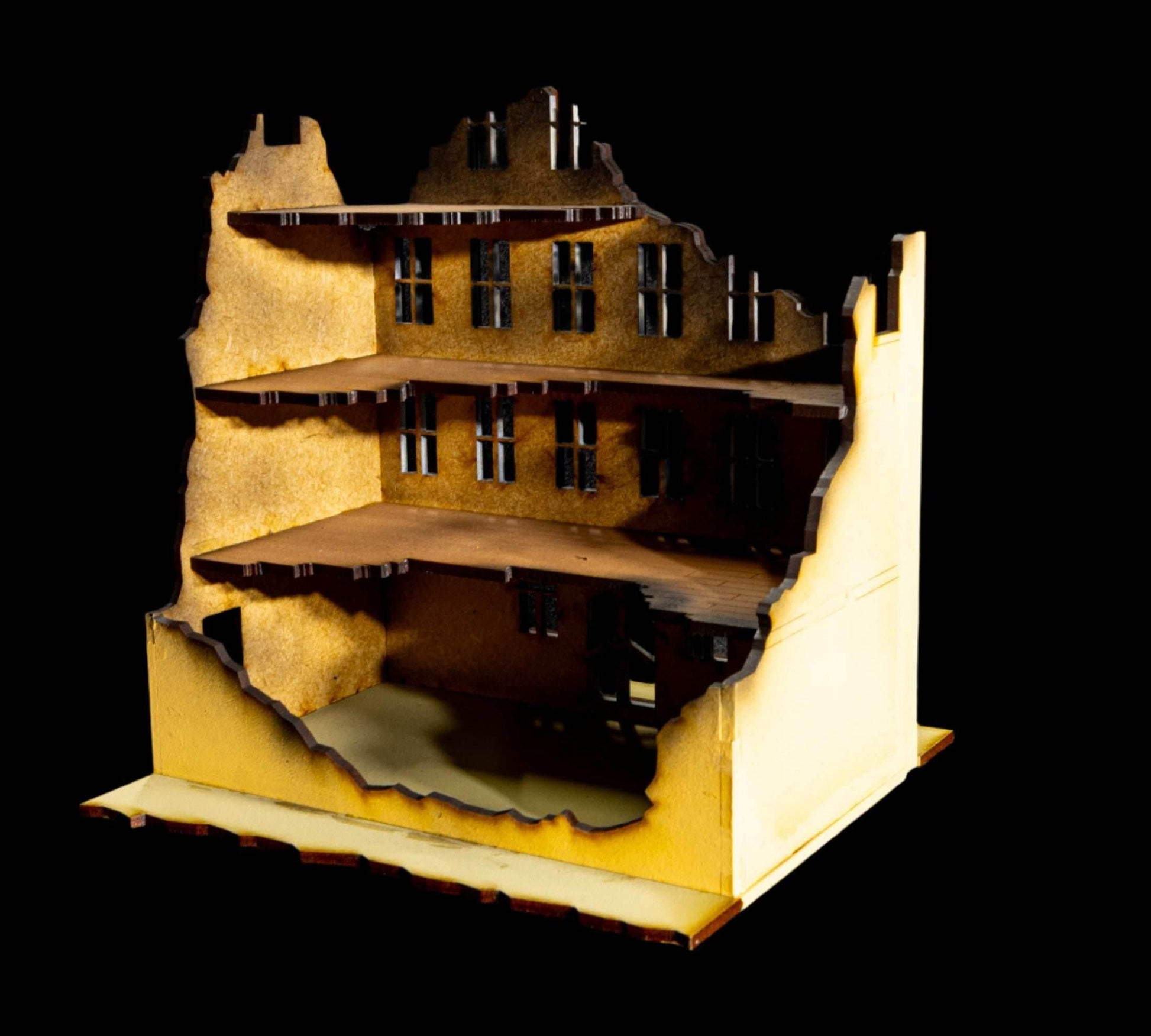 28mm European Building - 28MMDF501 (Painted and Assembled) - 