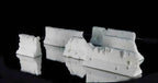 28mm Distressed Concrete Barriers, K-Rails (6 Per Kit) - 28MSCE009 - 