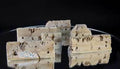 28mm Distressed Concrete Barriers, K-Rails (6 Per Kit) - 28MSCE009 - 