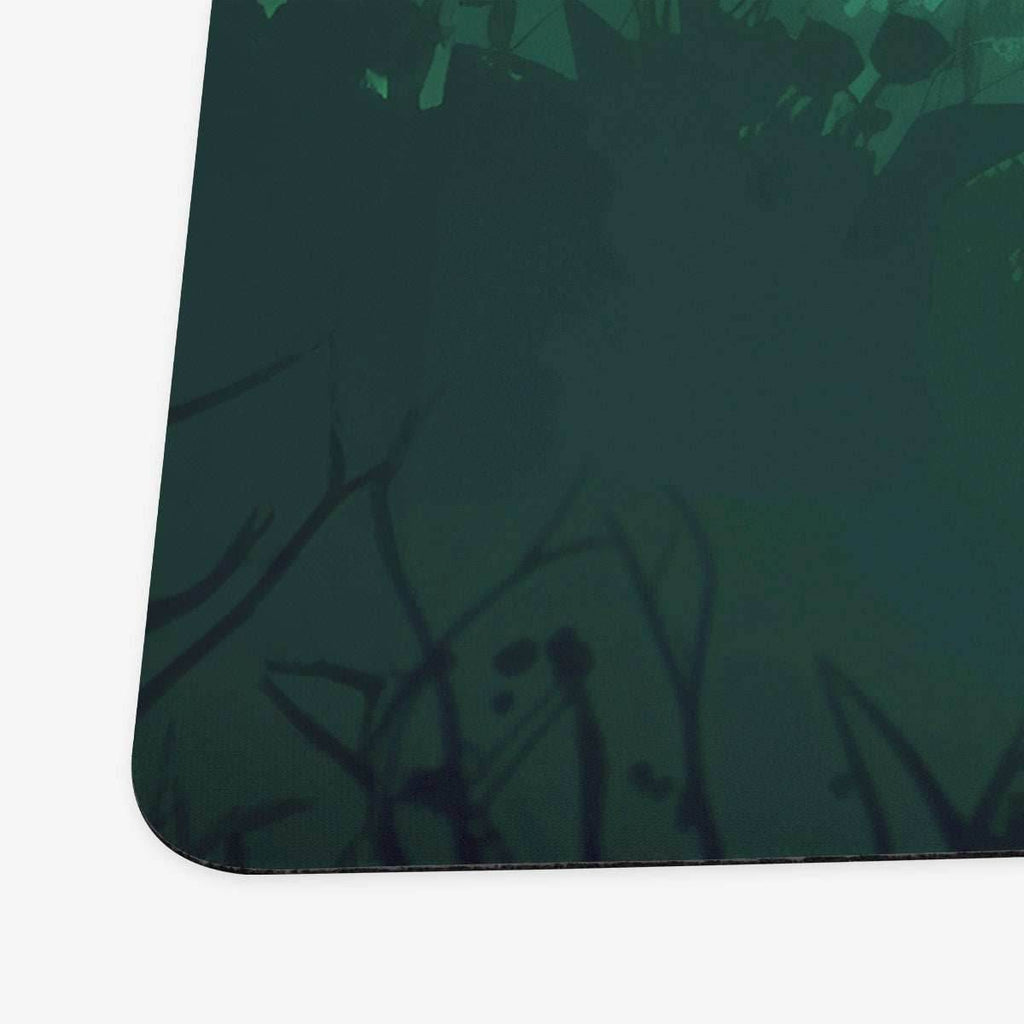 Midnight Green Dragon Playmat - Standard Playmat / Plain