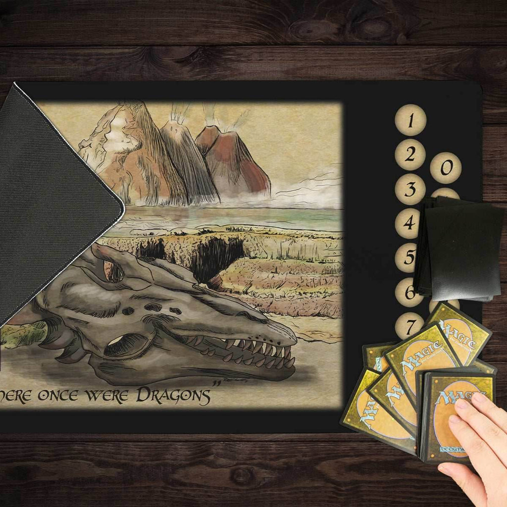 Dragonskull Playmat - Standard Playmat / No Life Counter / Plain
