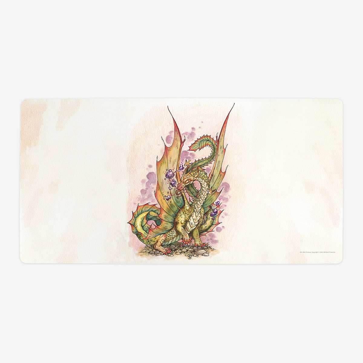 Young Brass Dragon Playmat - Oversized Playmat / Plain