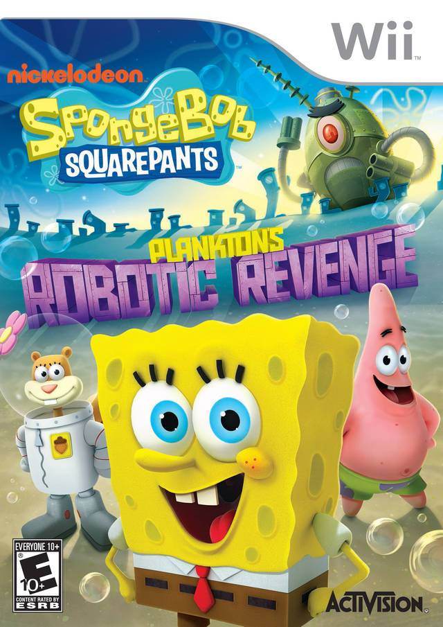 Spongebob Squarepants Plankton's Robotic Revenge (Nintendo Wii) - Game Only