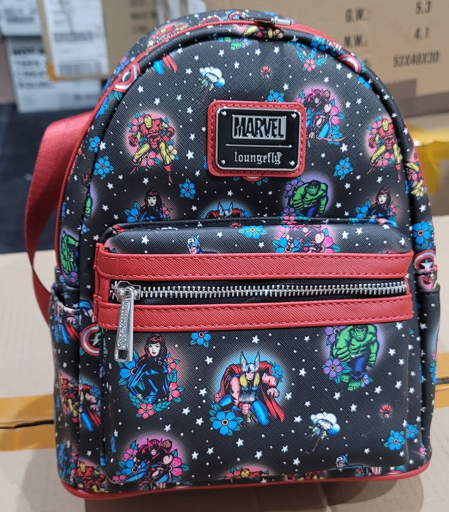 Avengers Floral Tattoo Mini Backpack