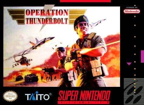 Operation Thunderbolt (Super Nintendo) - Game Manual Only