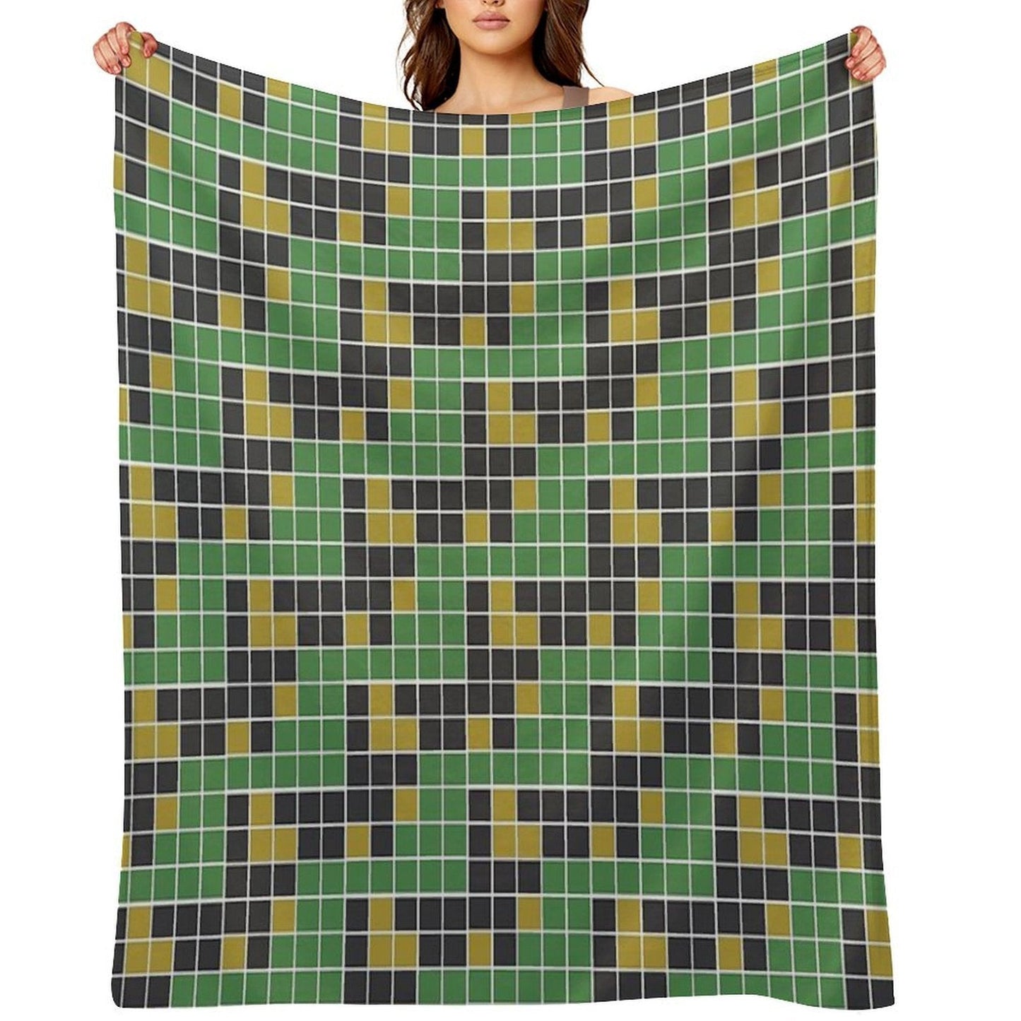 Wordle Grid Throw Blanket