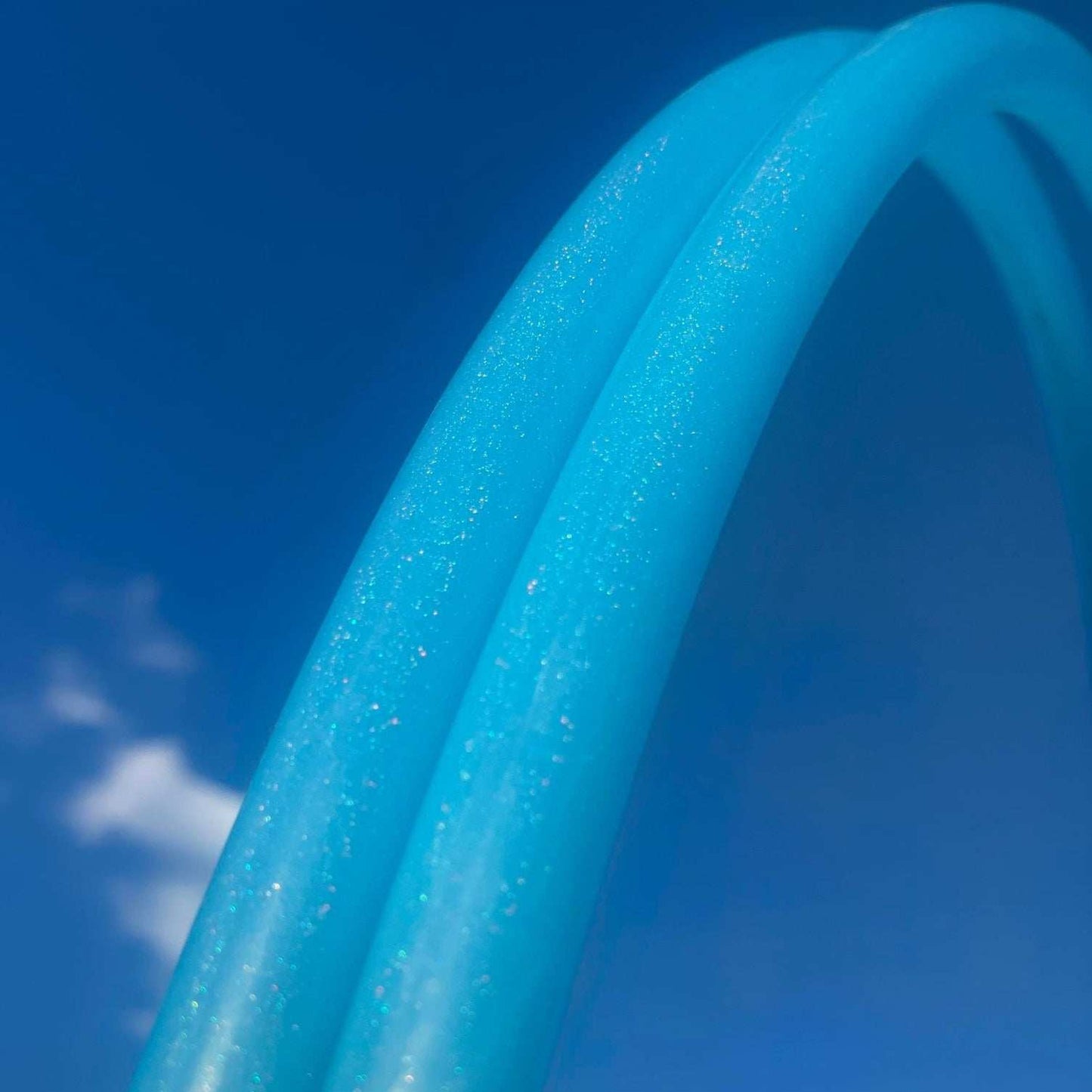 Blue Stardust (5/8) Polypro Hula Hoop - 