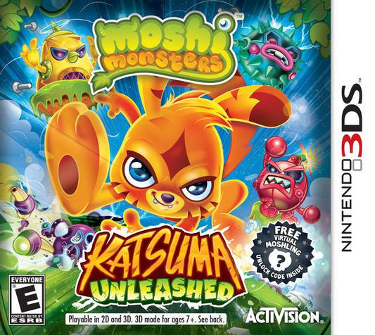 Moshi Monsters: Katsuma Unleashed (Nintendo 3DS) - Game Only