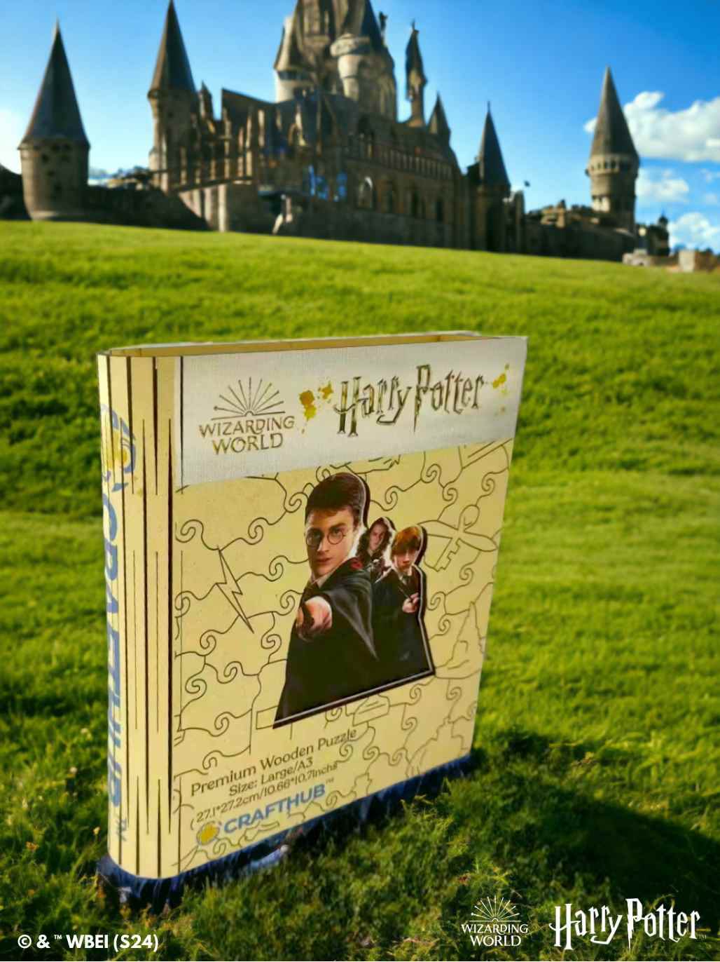 Harry Potter - The Wizarding Friends Wooden Jigsaw Puzzle - A4 + Wooden Gift Box