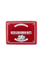 Beer & Bourbon Liquor Nuts Men's Gift Tin – Alcohol-Free Gourmet Nuts - 