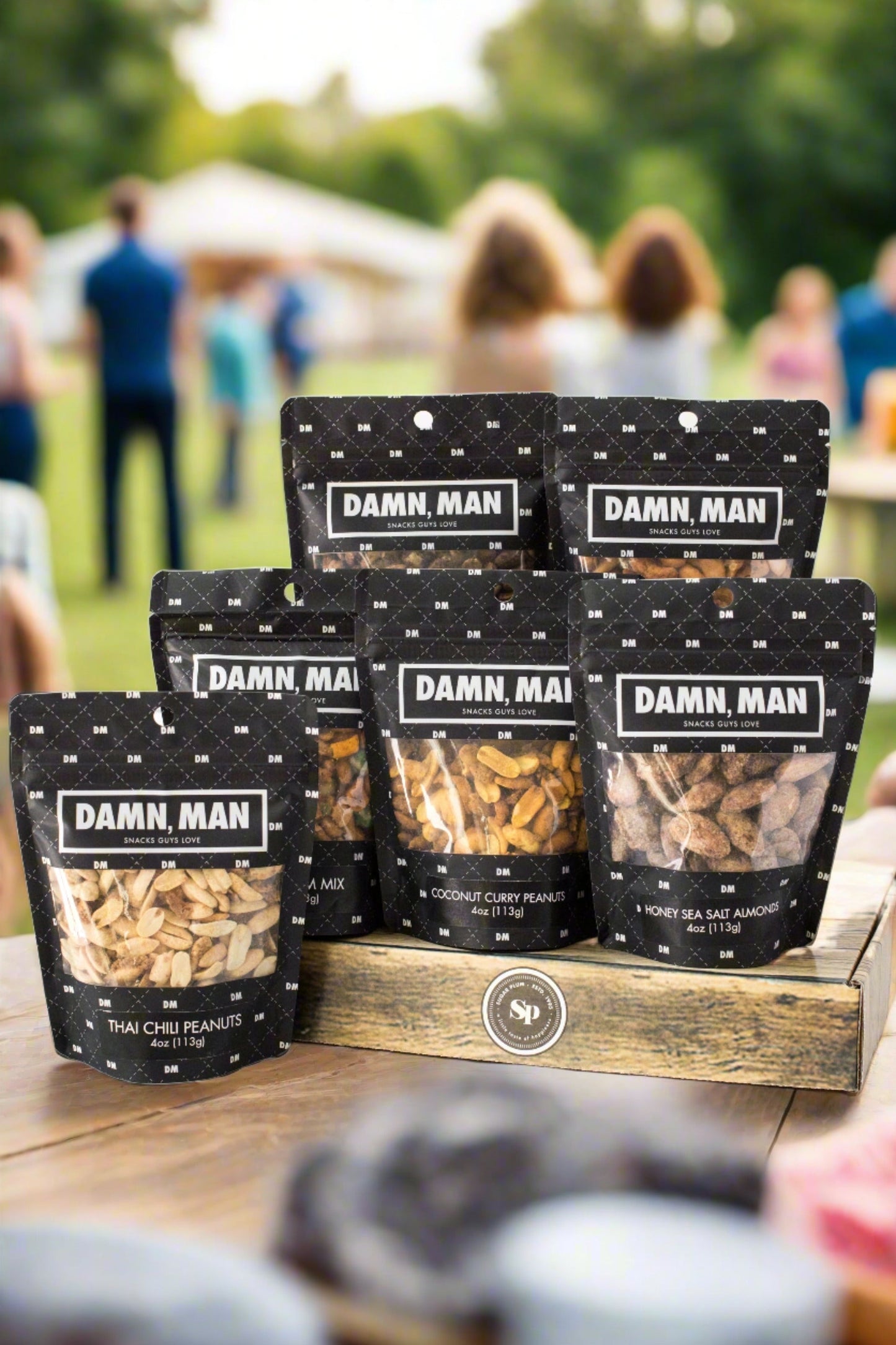 Manly Mixed Nuts Box – 6 Gourmet Nut Varieties | Handcrafted & Kettle-Cooked Snacks