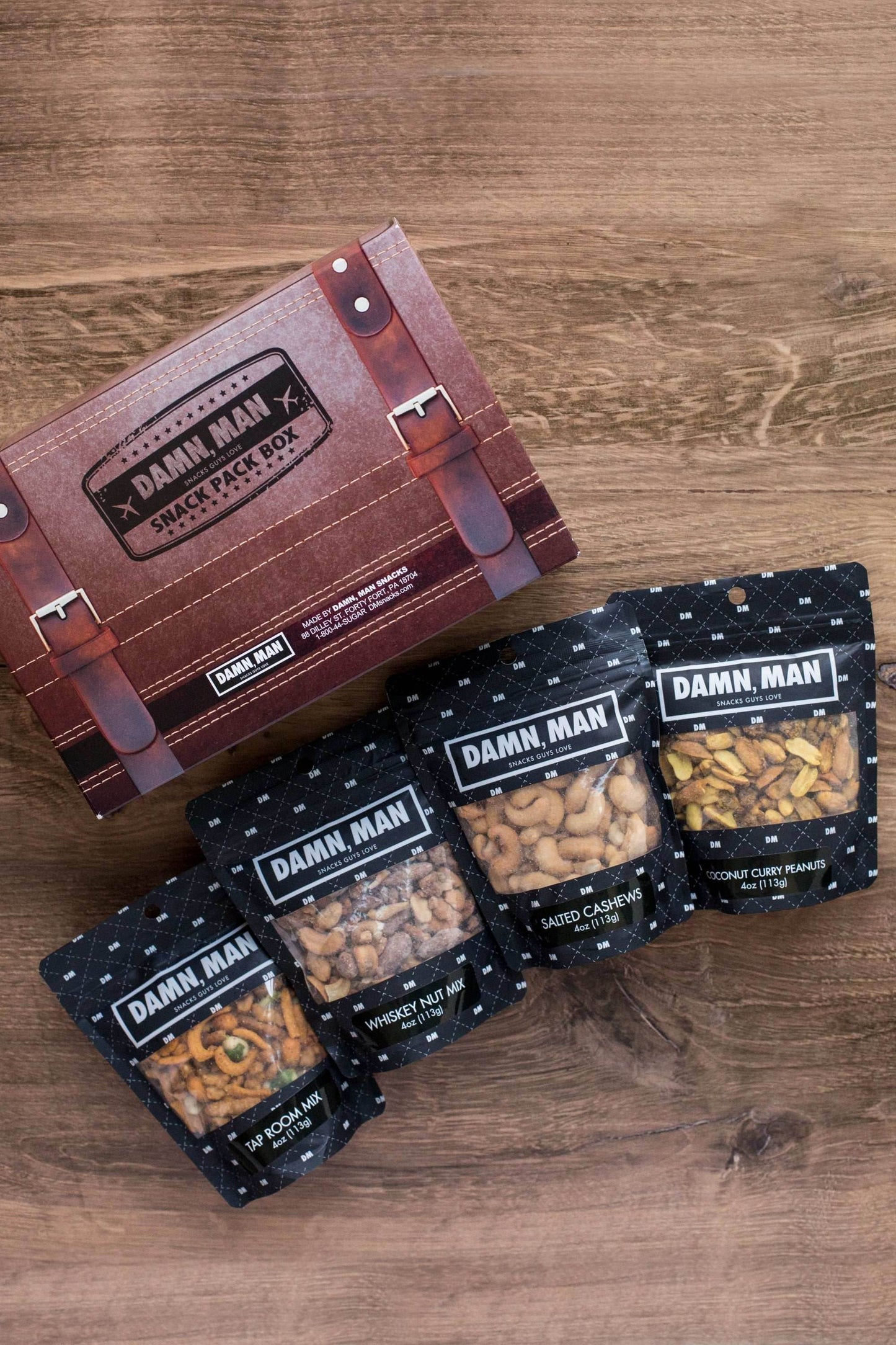 Build Your Own 4-Pack Box of Mixed Nuts – Customize Your Snack Selection - 