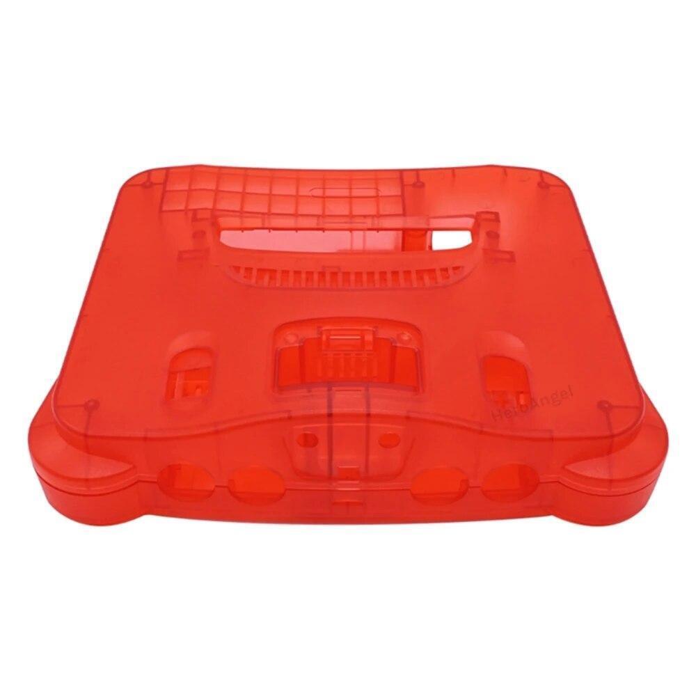 N64 Replacement Console Shell Housing Translucent Red Nintendo 64