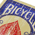Faded Rider Back Blue Bicycle Deck
