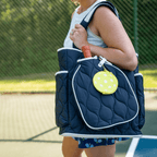 Fifth Ave Pickleball Convertible Tote Bag/Backpack - Admiral Navy