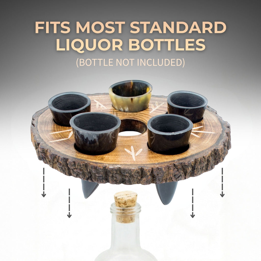 Drinking Horn Shot Glass Set